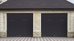 Cекционные ворота в гараж Doorhan RSD01 BIW, 2400х2400